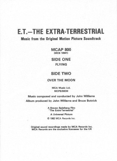 E.T. The Extra-Terrestrial - Original Theme (Flying)